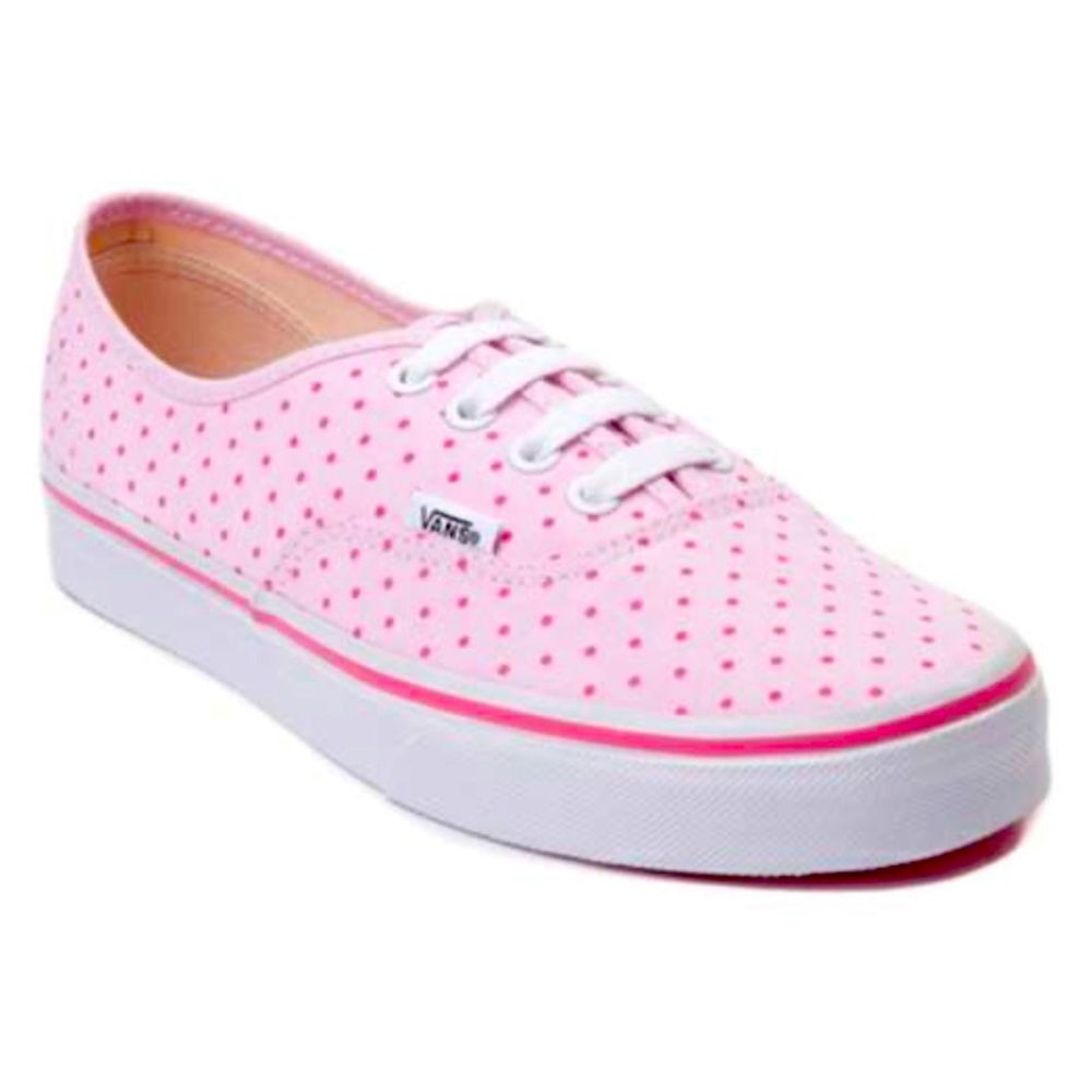 Vans pink on pink polka dots